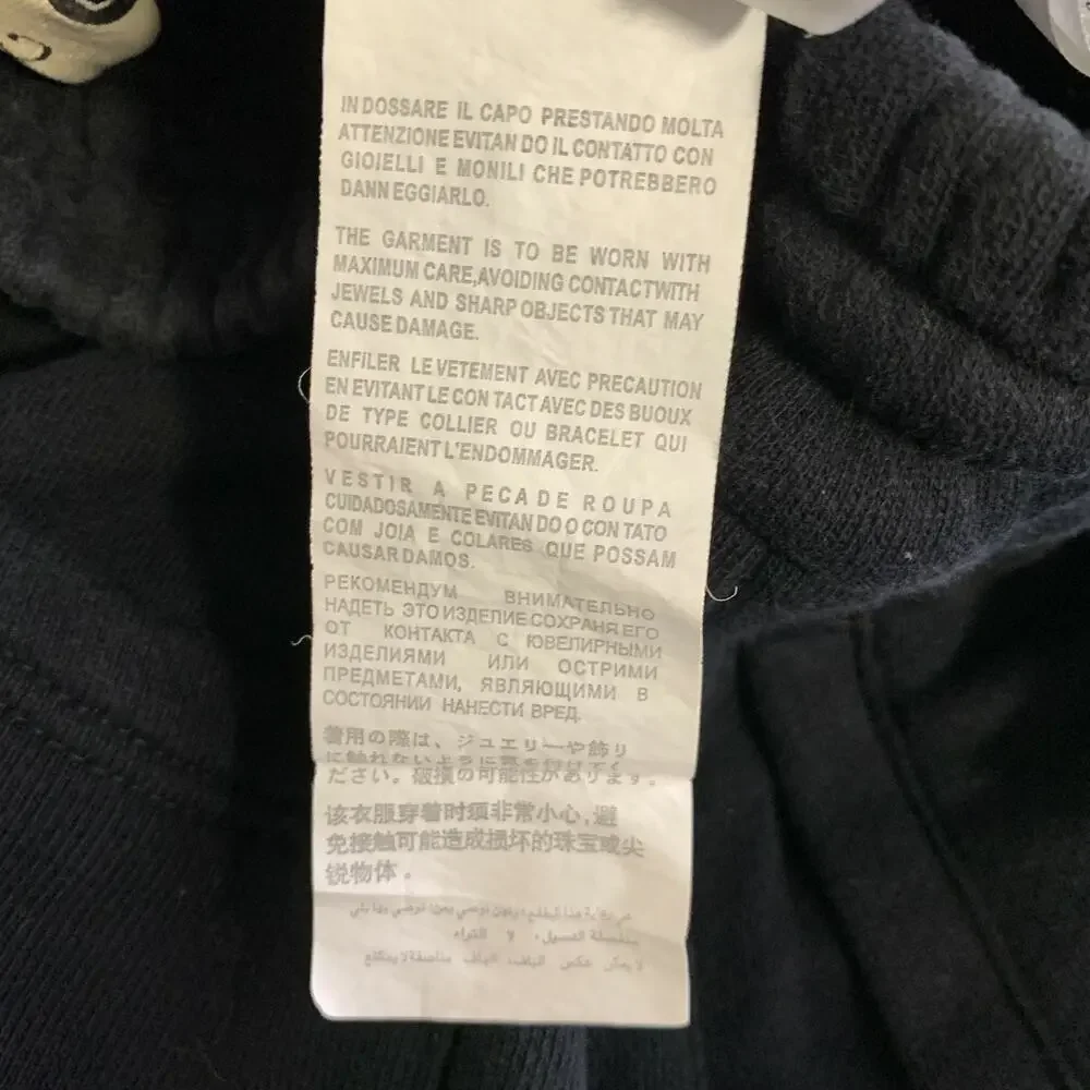 GUCCI Size L Black Cotton Sweatpants Casual Pants
